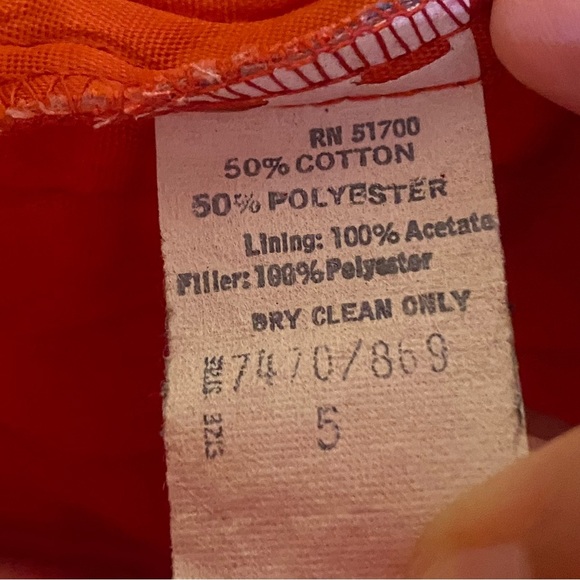 Vintage Cleveland Street NY Quilted Jacket XS Petite Red Floral Boho Cottagecore - Picture 9 of 9